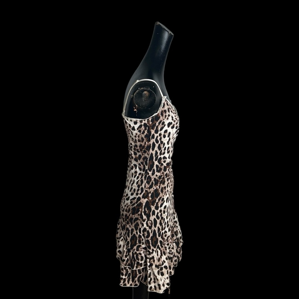 NWT E&I The Label Leopard Print Spaghetti Strap Dress - Picture 3 of 15